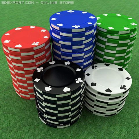casino poker chips 3D Model .c4d .max .obj .3ds .fbx .stl .blend