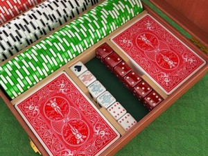 poker equipment collection Model 3D