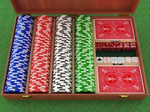 poker equipment collection Model 3D
