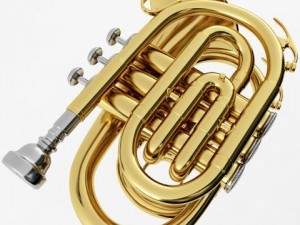 pocket trumpet Modelo 3D