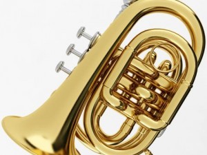 pocket trumpet Modelo 3D