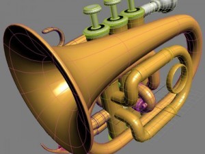 pocket trumpet Modelo 3D