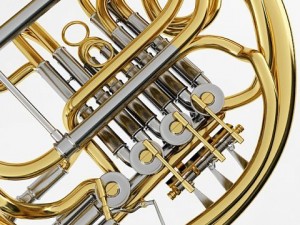 french horn 3D Модель
