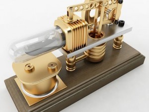 stirling engine Modello 3D