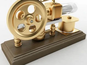 stirling engine 3D Model