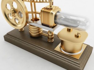 stirling engine Modello 3D