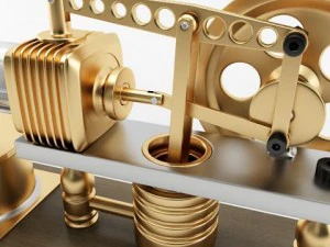 stirling engine 3D Model