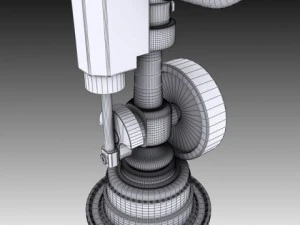 minature wobble steam engine 3D Model