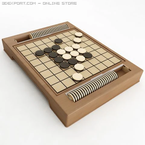 reversi 3D Model .c4d .max .obj .3ds .fbx .stl .blend