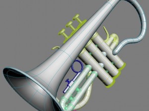 soprano cornet 3D Model