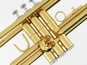 brass musical instrument collection 3D Model
