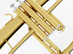 brass musical instrument collection 3D Model