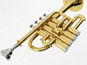 brass musical instrument collection 3D Model