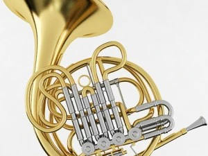 brass musical instrument collection 3D Model
