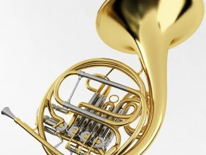 brass musical instrument collection 3D Model