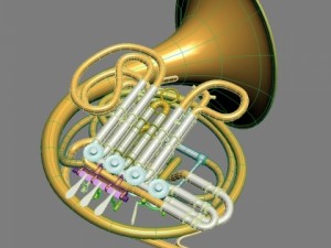 brass musical instrument collection Modelo 3D