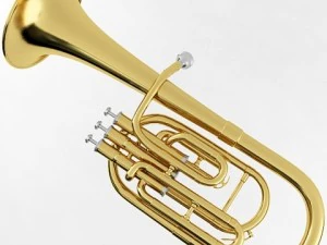 brass musical instrument collection 3D Model