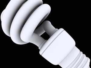 compact fluorescent bulb 3D Model