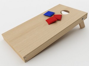 cornhole game 3D 모델