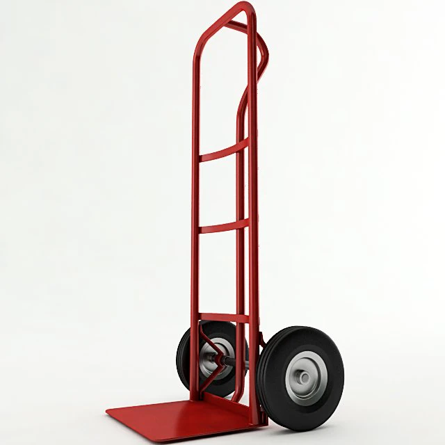 hand truck 3D Model .c4d .max .obj .3ds .fbx .stl .blend 