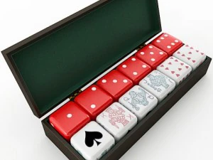 raccolta dei dadi Modello 3D