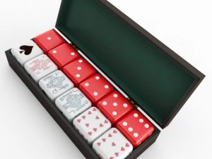 dice collection 3D Model