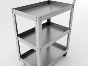 metal cart 3D Model