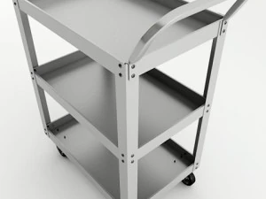metal cart 3D Model