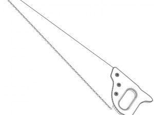 hand saw Modelo 3D