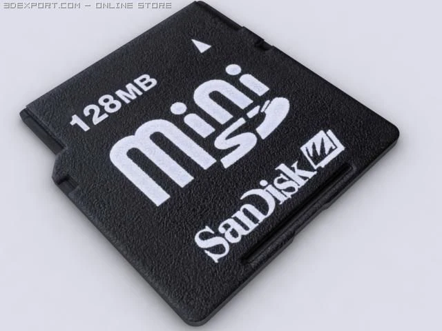 minisd Modelo 3D .c4d .max .obj .3ds .fbx .stl .blend 