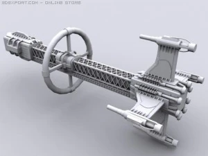 exploration spacecraft 3D Model