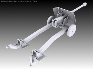 17 pounder 3D 모델