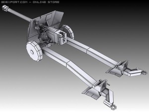 17 pounder 3D 모델