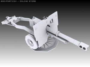 25 pounder 3D Model