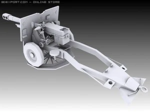 25 pounder 3D Model