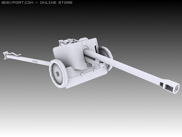 pak 38 3D 模型 .c4d .max .obj .3ds .fbx .stl .blend 
