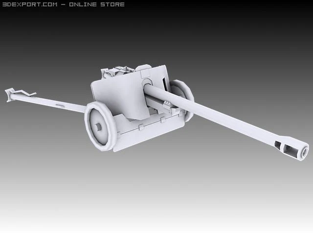 pak 38 3D Model .c4d .max .obj .3ds .fbx .stl .blend