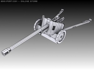 pak 38 3D 模型