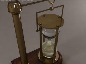 hourglass on stand Modelo 3D