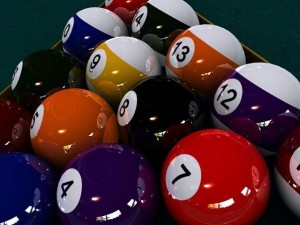 pool ball starter set 3Dモデル