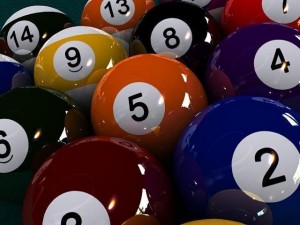 pool ball starter set 3Dモデル