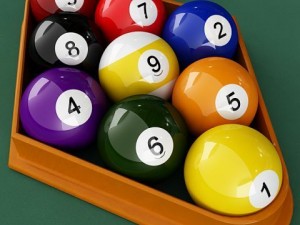 pool ball starter set   vray 3D Модель
