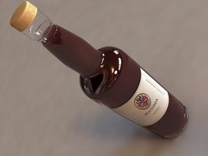 wine bottle 3D Model