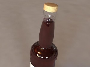 wine bottle Modèle 3D