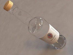 wine bottle Modèle 3D