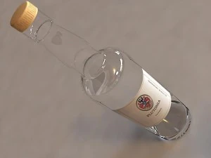 Weinflasche 3D Modell