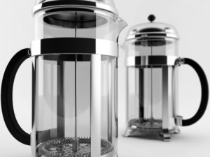 french press 3D Model