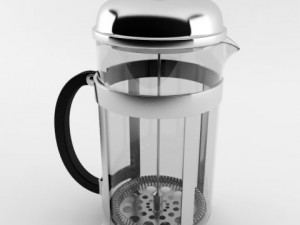 french press 3D Model