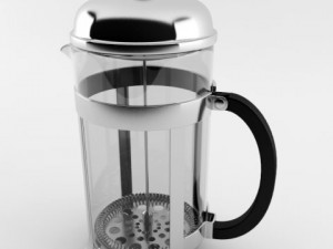 french press 3D Model