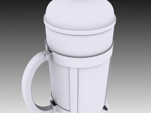 french press 3D Model